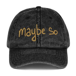 vintage twill cap